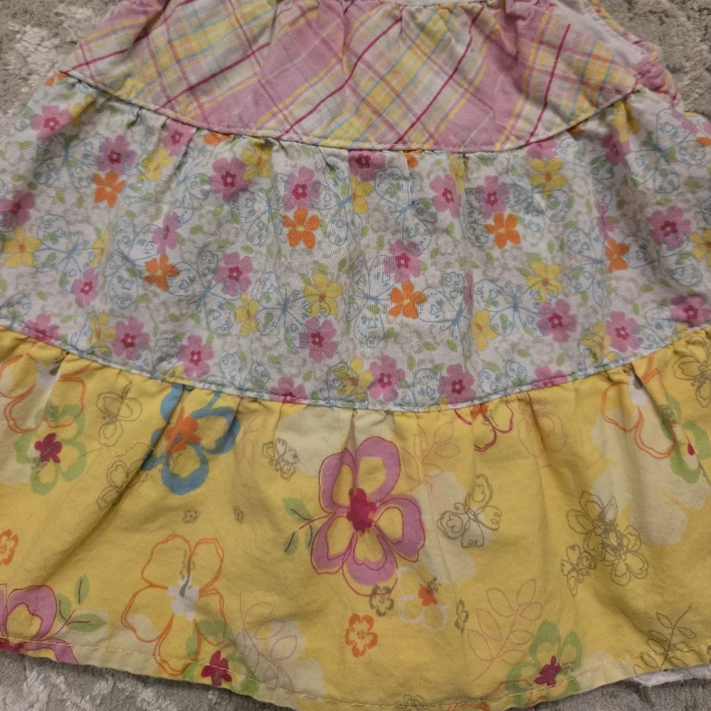 The Children's Place Colorful Floral Patchwork Dress - Picture 5 of 5